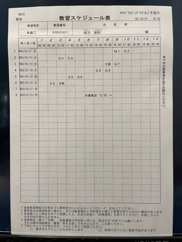 大型免許取得 予定 バイクのブログ 目黒